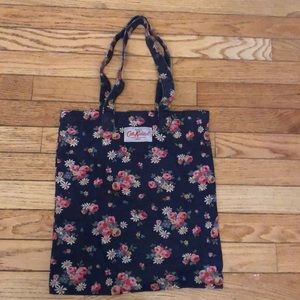 Cath Kidston Navy Floral Tote Bag